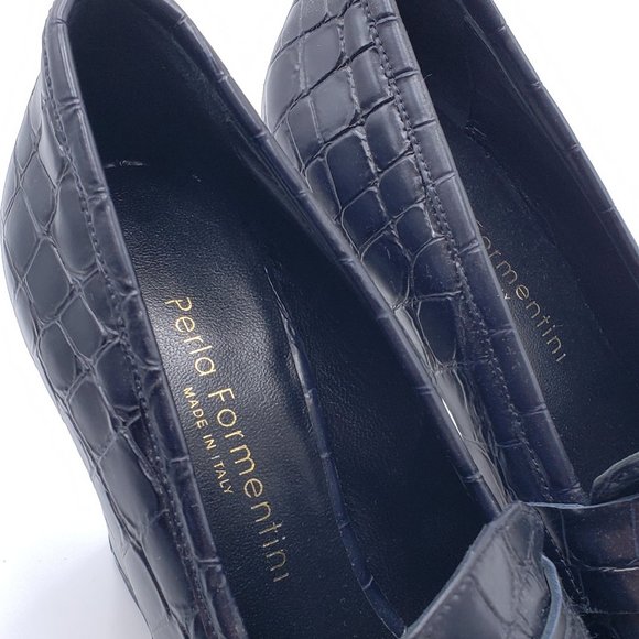 New - Perla Formentini Leather Heels - US Size 7.5 - Picture 5 of 5